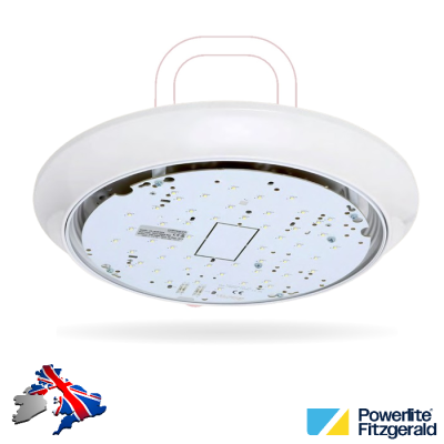 Corona 5 Led Bulkhead Fitzgerald 21w IP54 Microwave Emergency