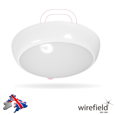Wirefield 20w LED Bulkhead Microwave Emergency & Dimmable