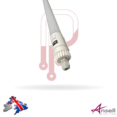Ansell 4ft Cyclone Non Corrosive Outdoor IP65 LED Light Fitting