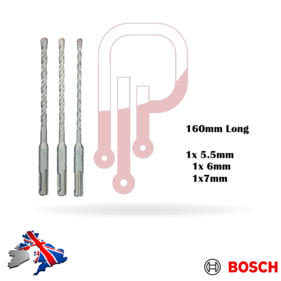 Bosch 8 Piece SDS Plus Hammer Drill Bit and Chisel Set