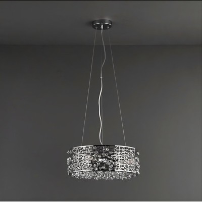 Katarina Ceiling Pendant Chrome effect 3 lamp