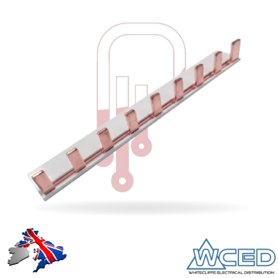 500mm Copper Busbar 100amp Single Pole Single Phase