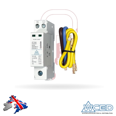 WCED 2 Pole SPD Kit | 1 Module Type 2 Surge Protection