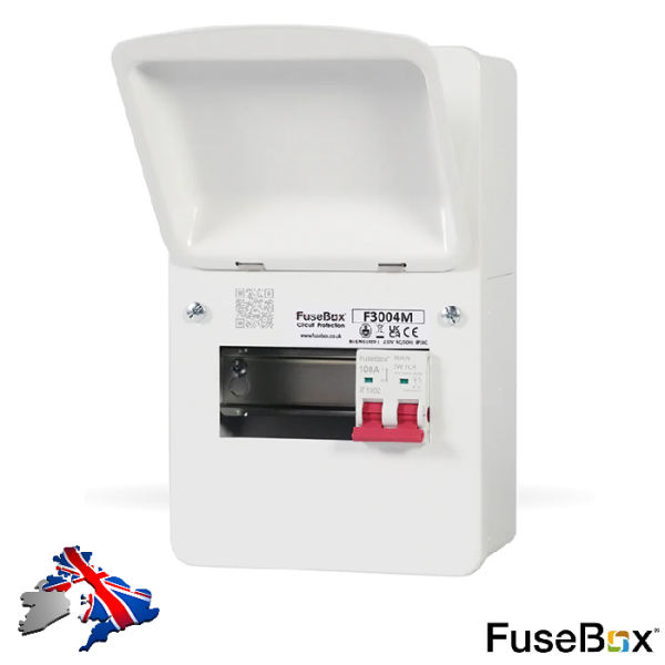 FuseBox F3004M 4 Way Main Switch Consumer Unit