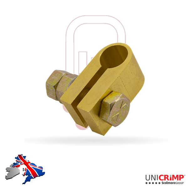 3/8" Earth Rod Split Connector Clamp