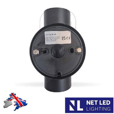 Black Outdoor Up / Down Light Wall Mounted IP54 GU10 Led