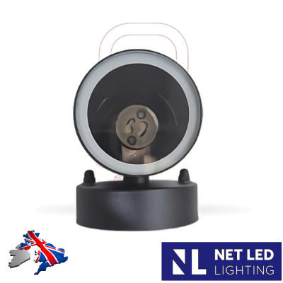 Black Outdoor Up / Down Light Wall Mounted IP54 GU10 Led