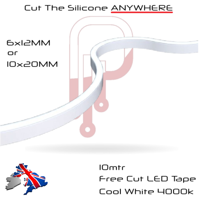 Silicone LED Light Tubes 6x12 & 10x20