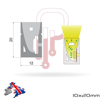 Silicone LED Light Tubes 6x12 & 10x20