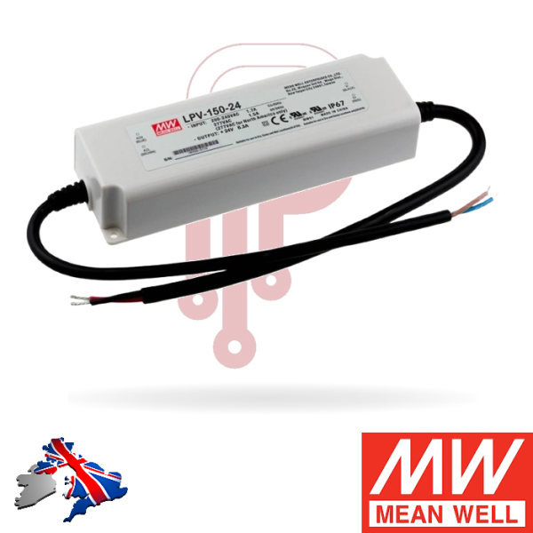 Meanwell LPV-150-24 Led Driver 150w 24v IP67 Constant Voltage