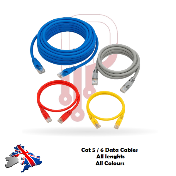 Cat 5 Cat 6 Network data cables