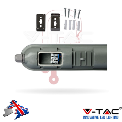 Non Corrosive 2ft Light Fitting 4000k Cool White