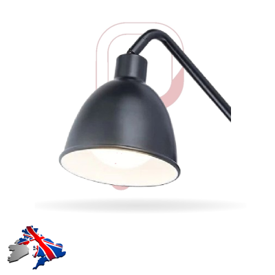 Black Adjustable Wall Light Outdoors IP44